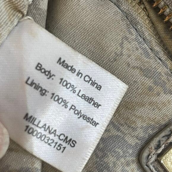 Elliott Lucca snakeskin print leather purse with chain - Picture 4 of 13